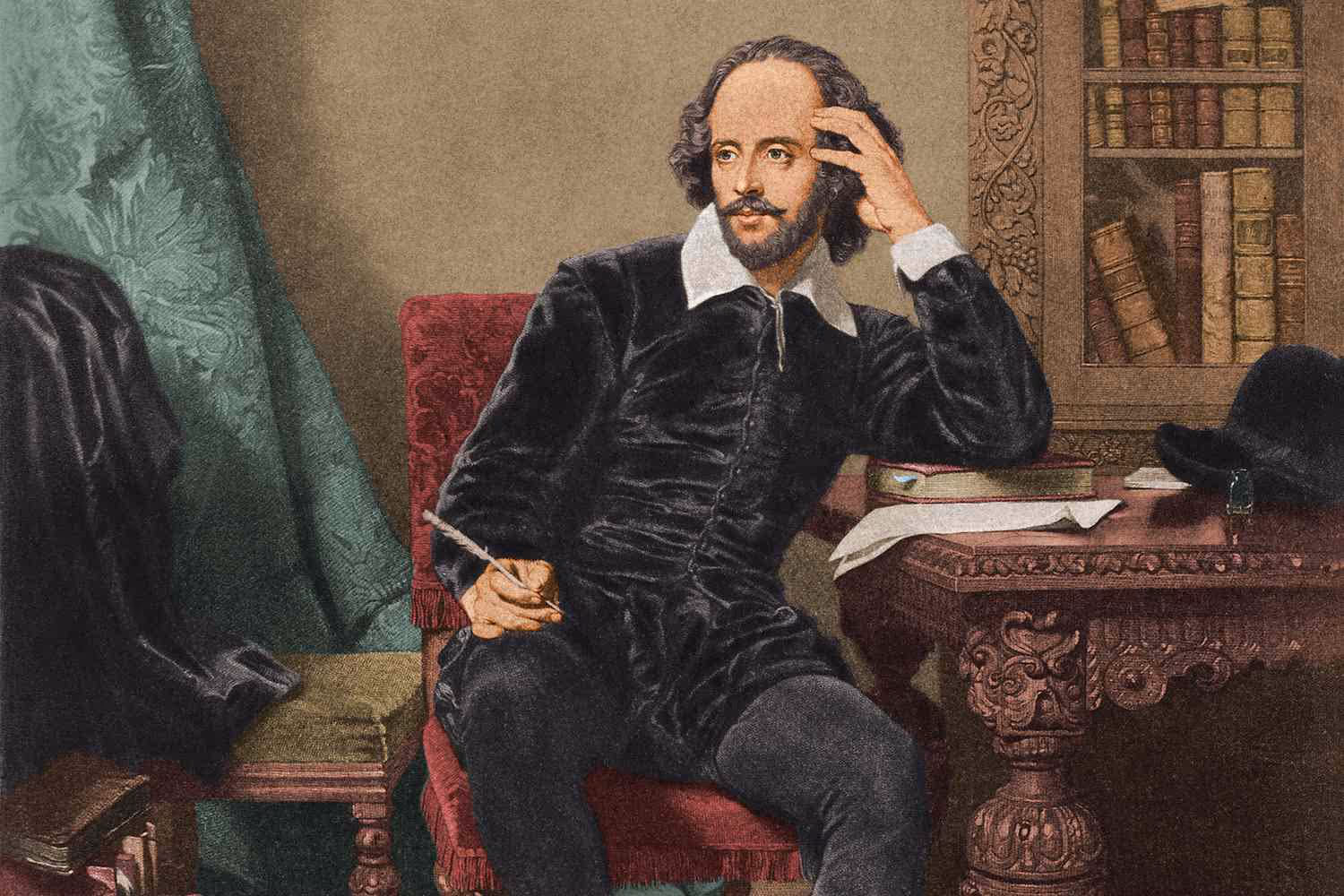 Painting of William Shakespeare