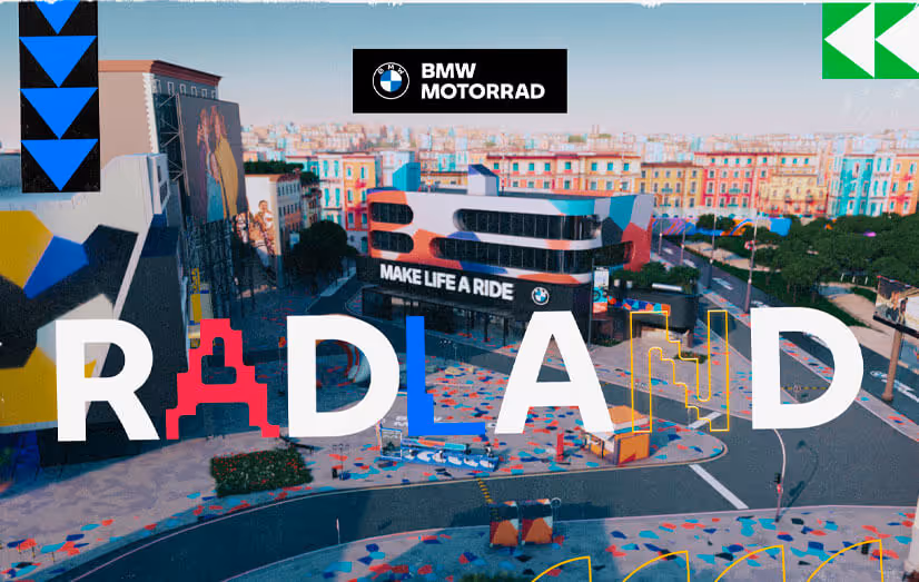 Retro pixels campaign for BMW