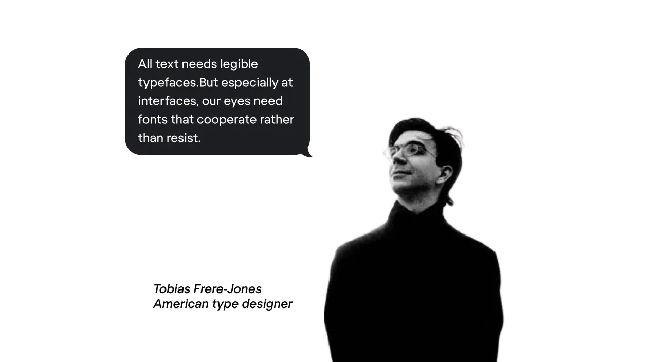 quote by type designer tobias frere jones