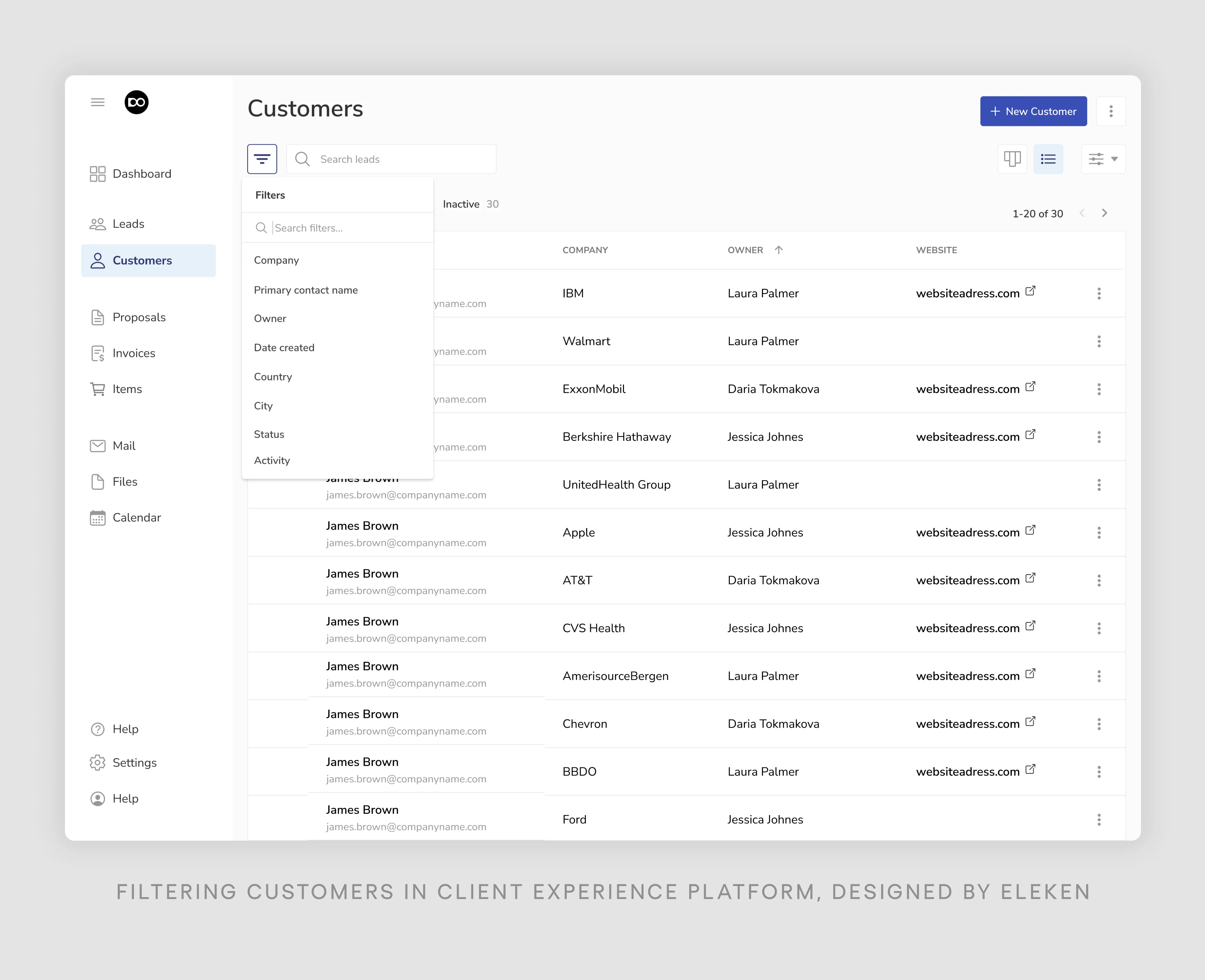 filter UX for audience segmentation