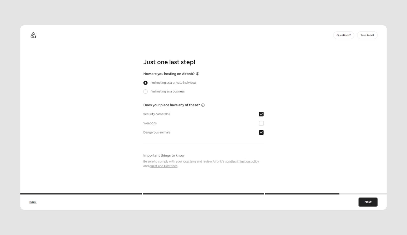 checbox design example