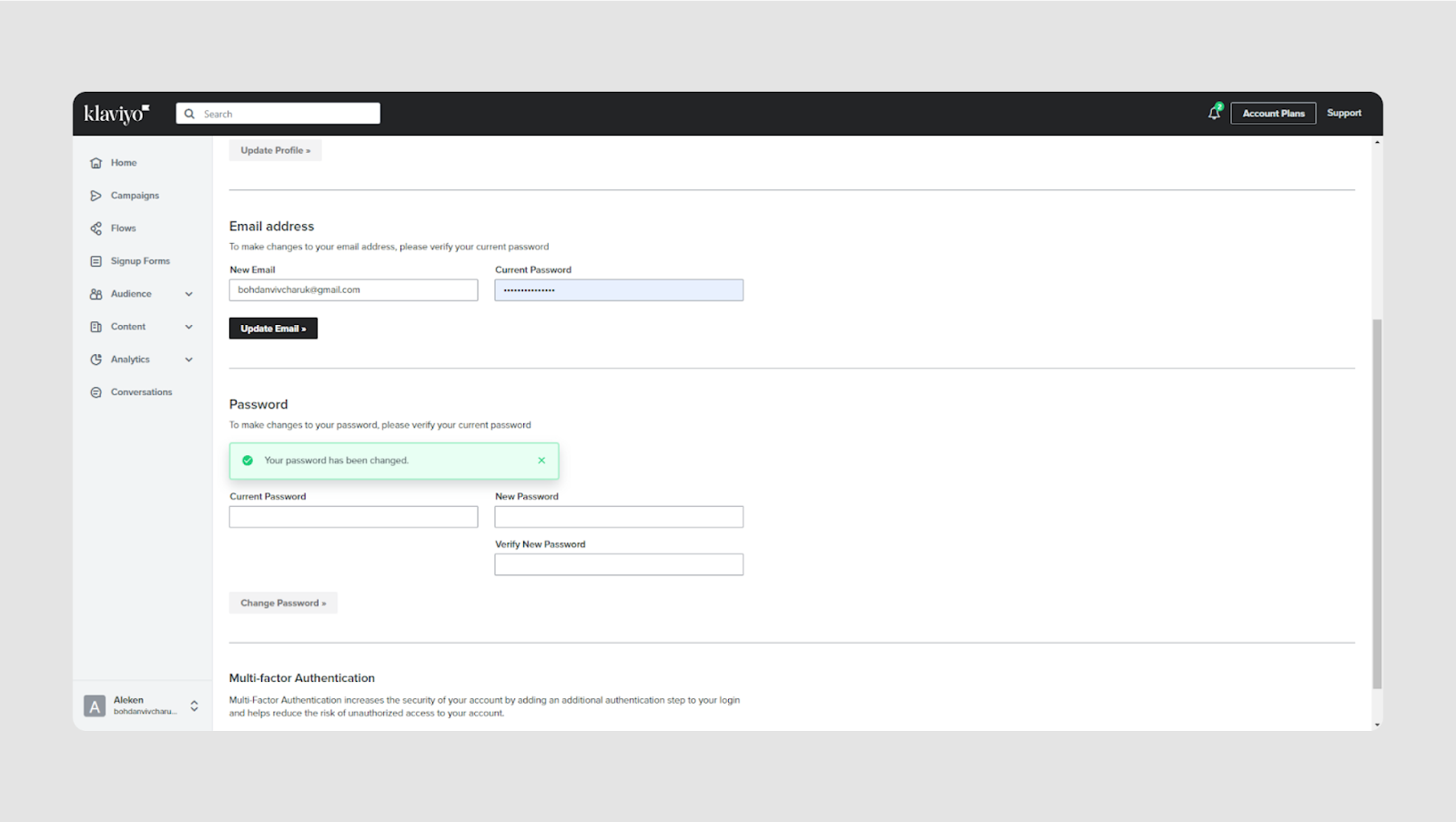 text input field design example