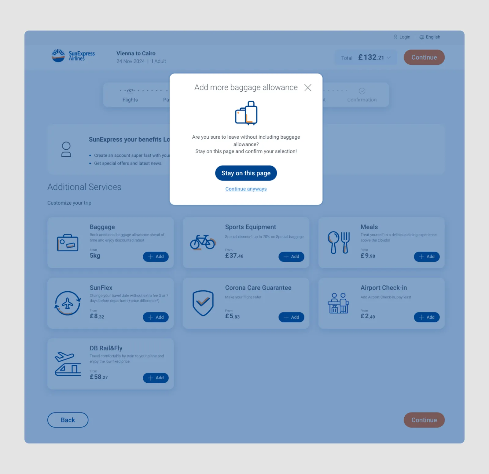 flight form design example