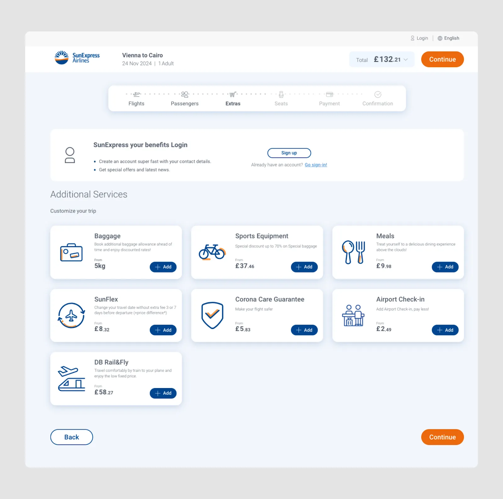 flight form design example