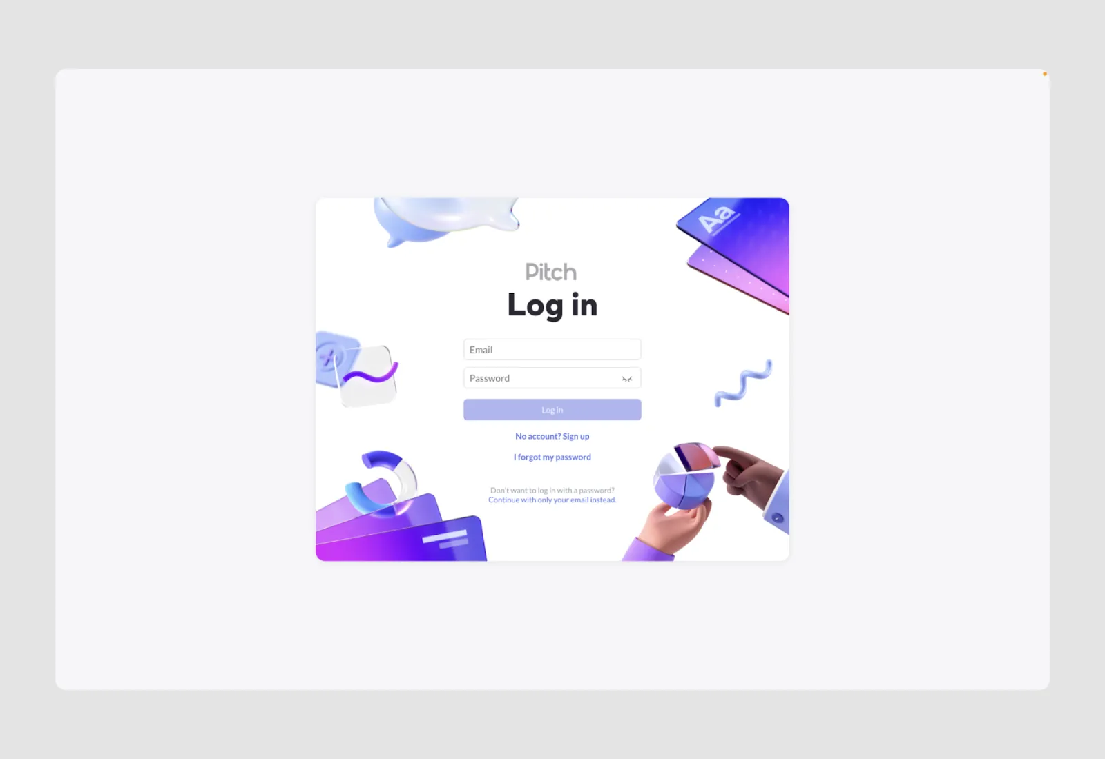 login form design example