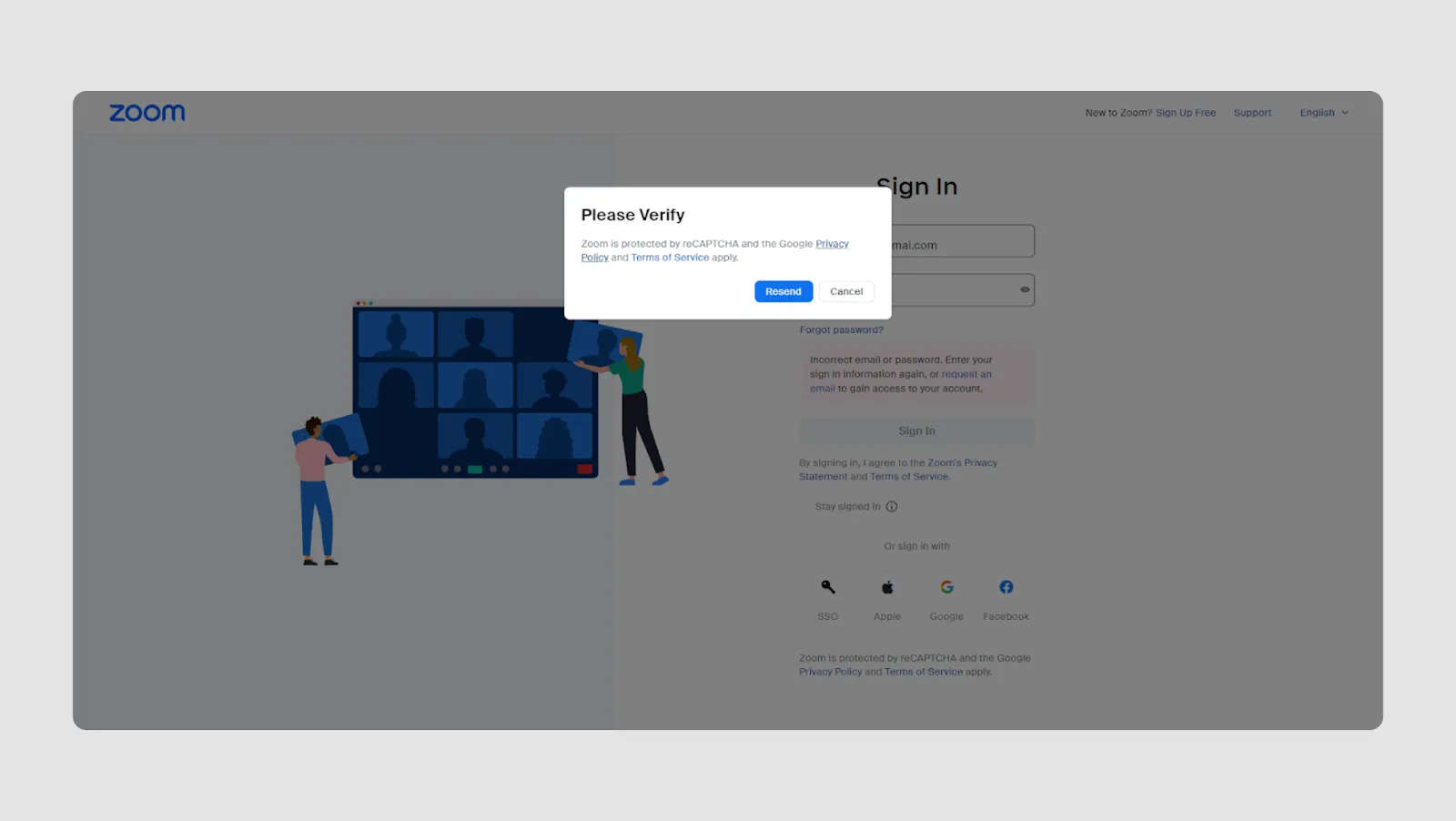 login form design example