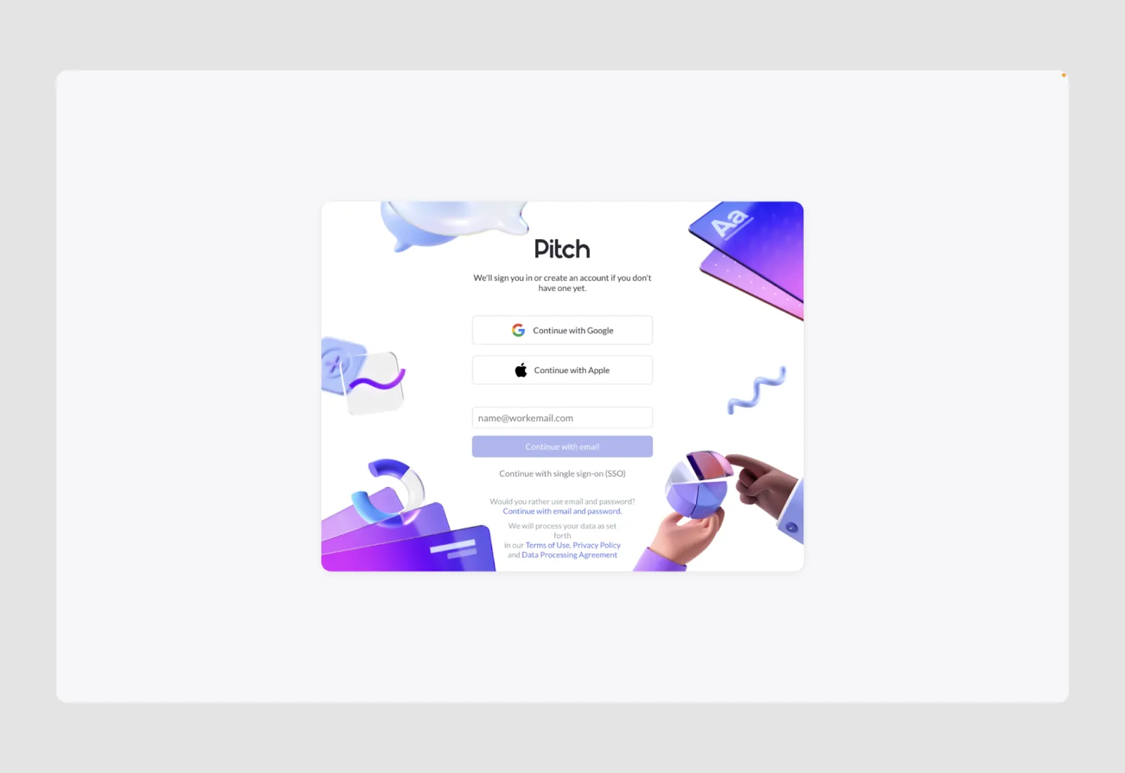 login form design example