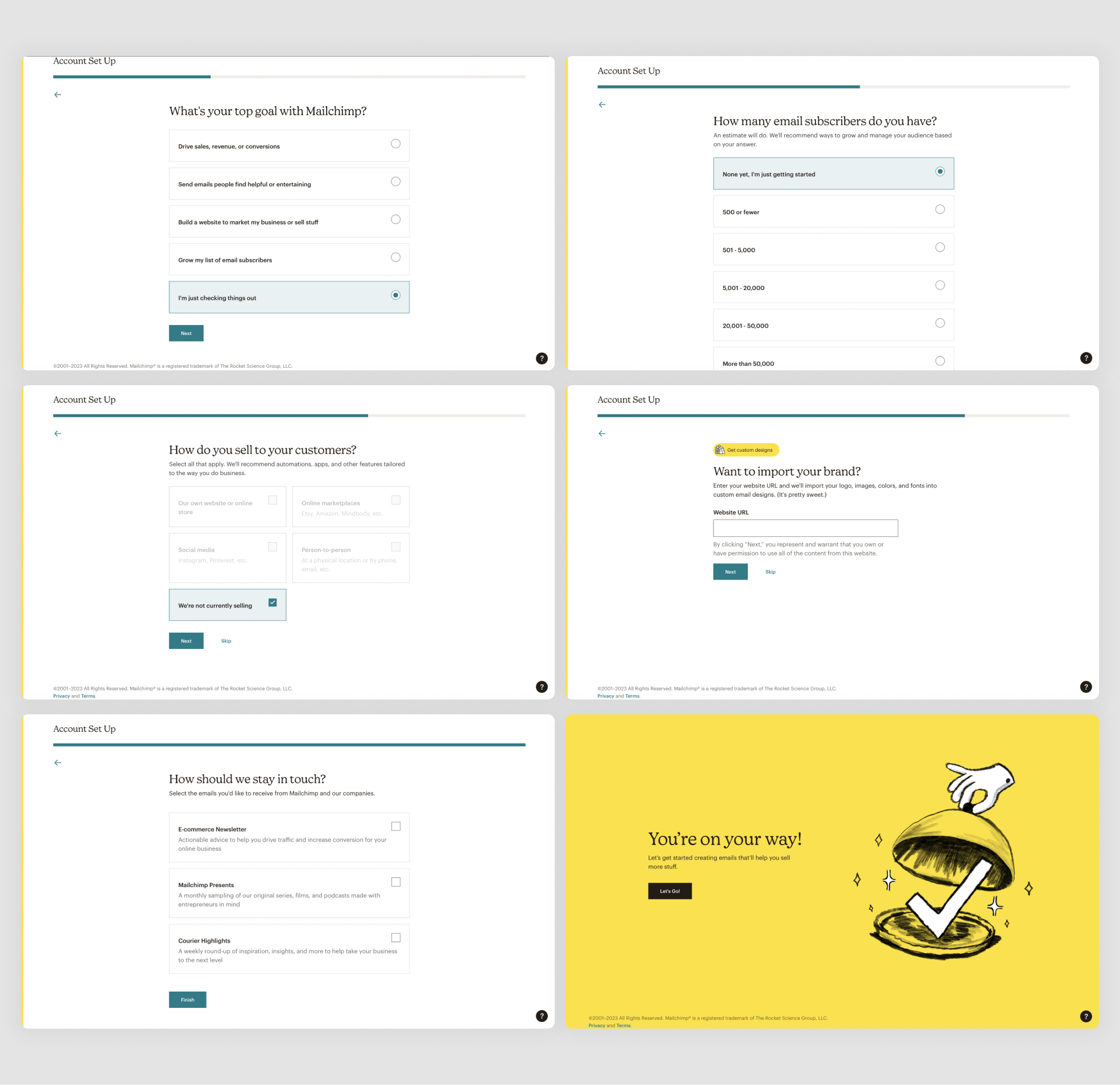 Mailchimp's user-friendly design simplifies the setup process