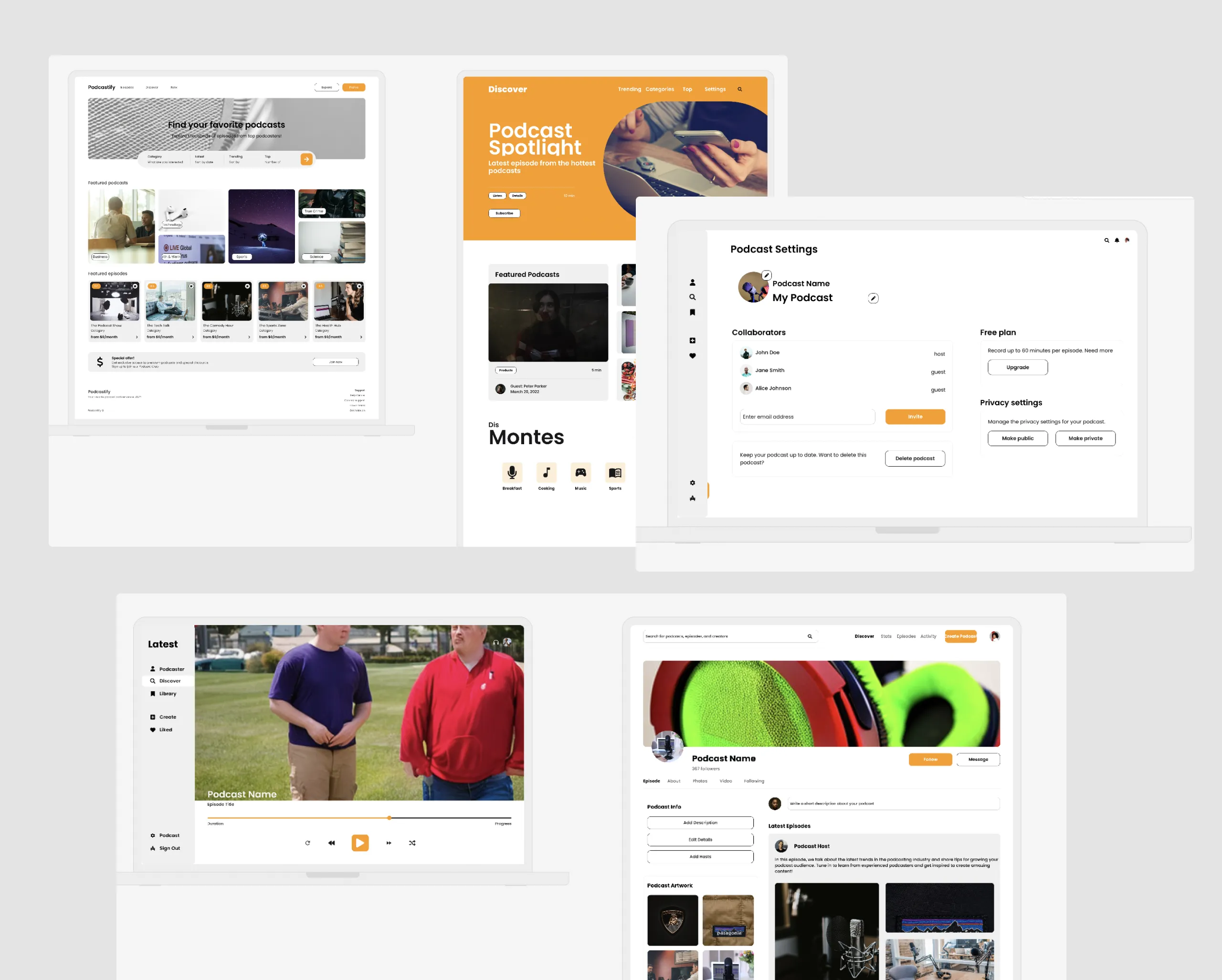 AI-generated mockups
