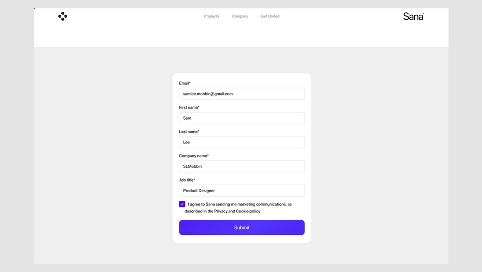Standalone checkbox