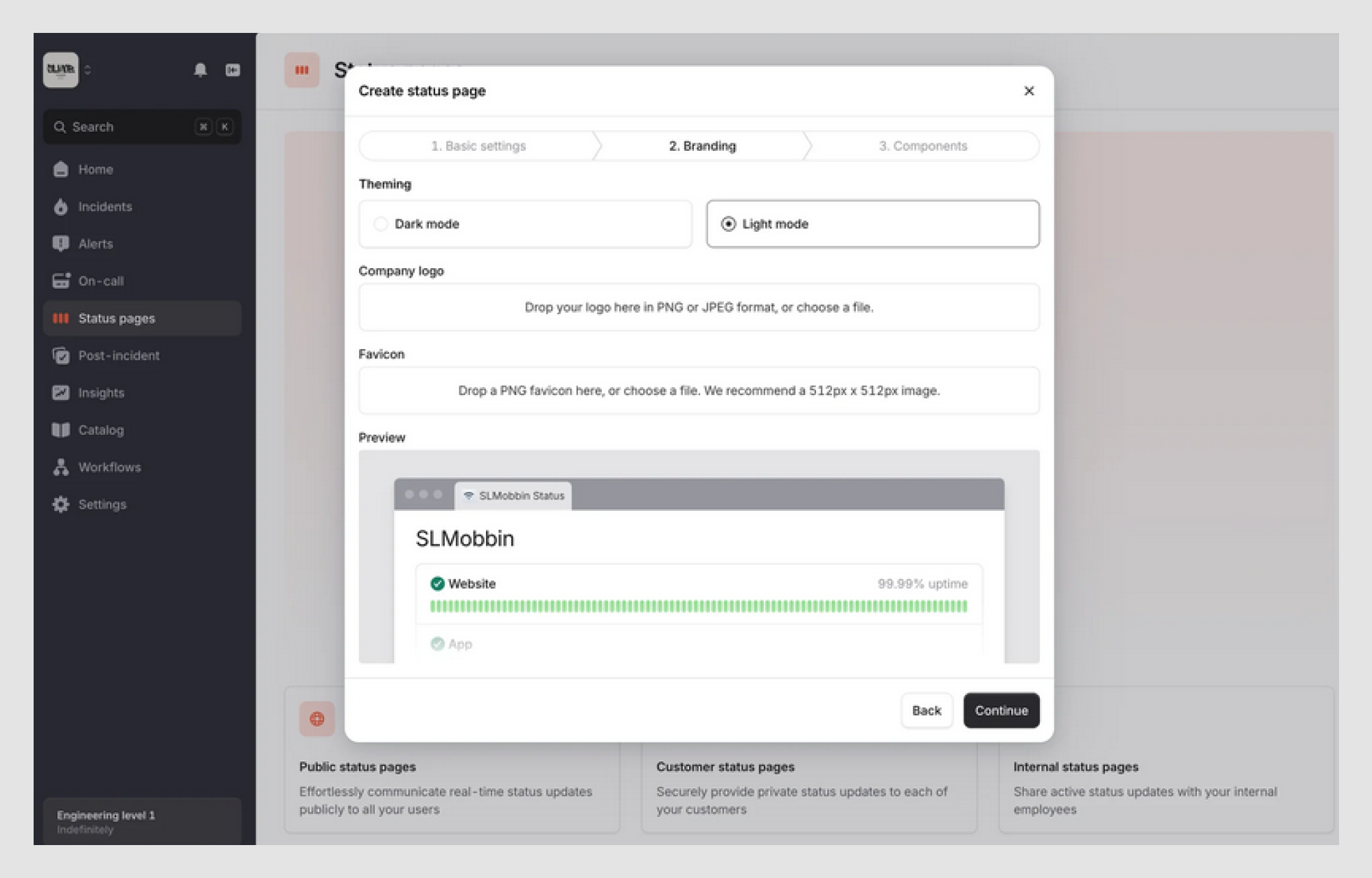 Radio buttons with a preview option