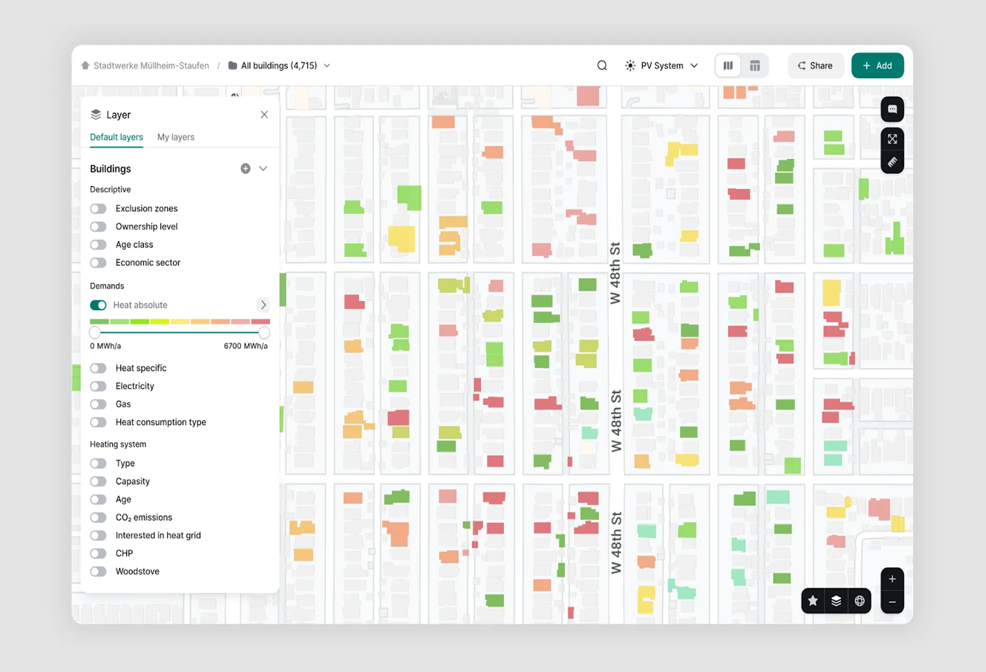 Greenventoy map