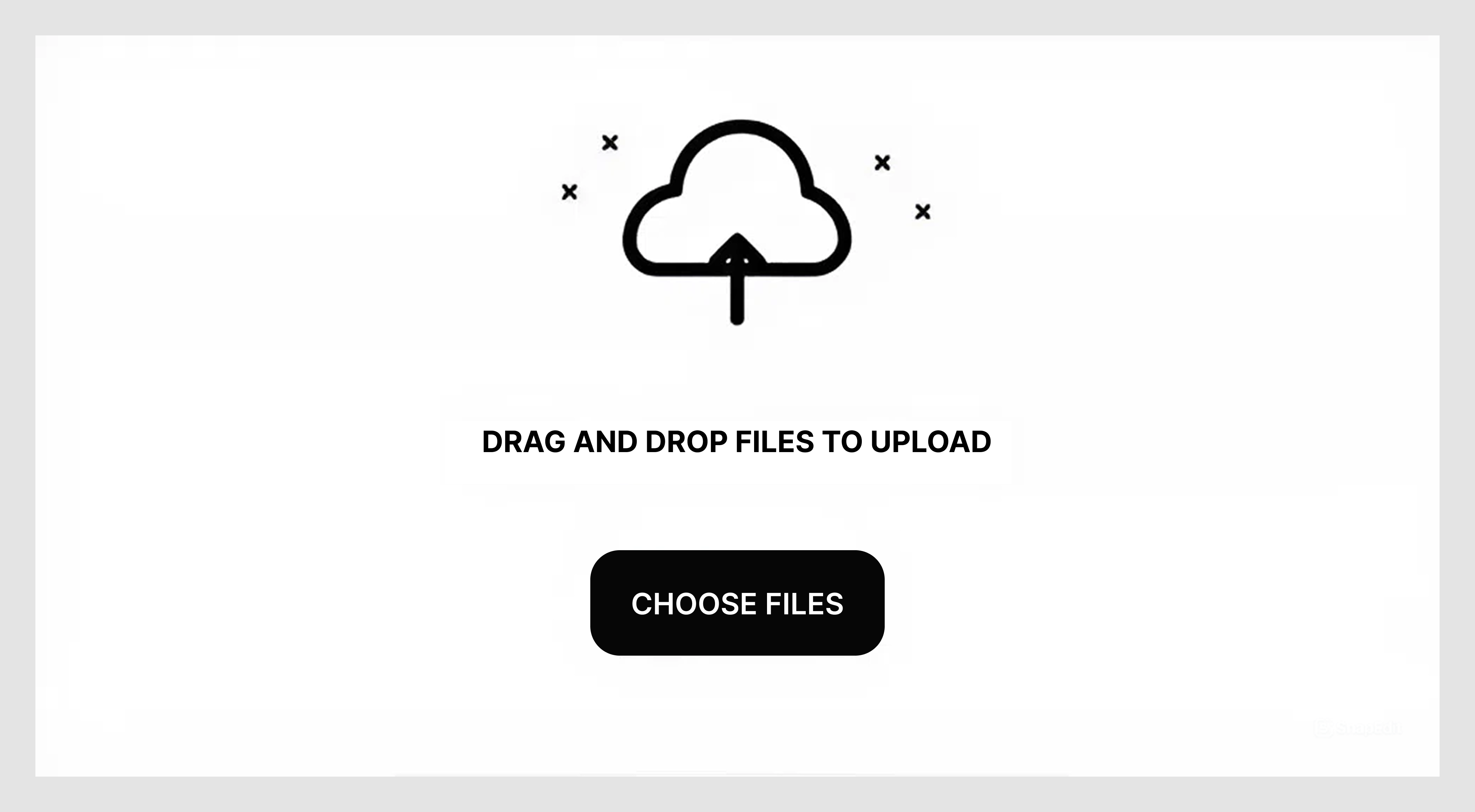 Drag and drop interface element