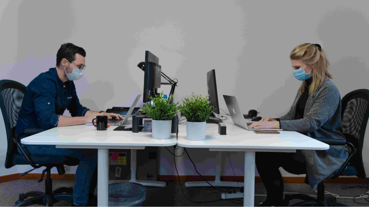 Social distancing at work