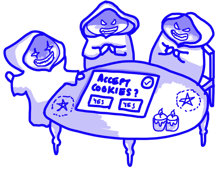 An illustration of the masonic meetings