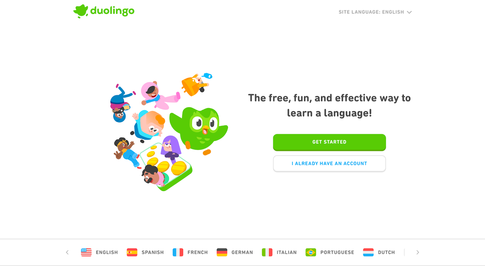 sign-up flow page example