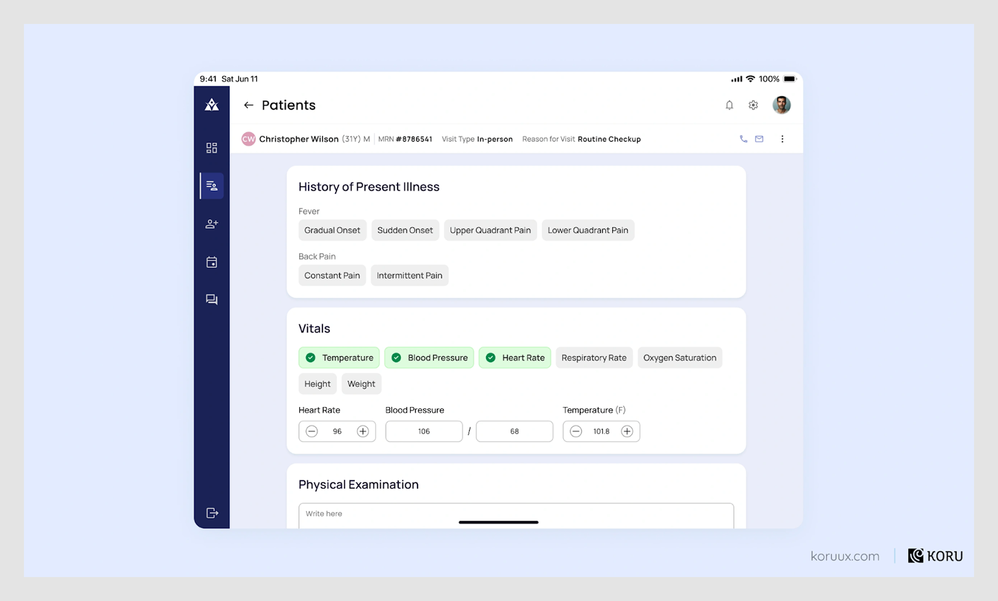 healthcare app example