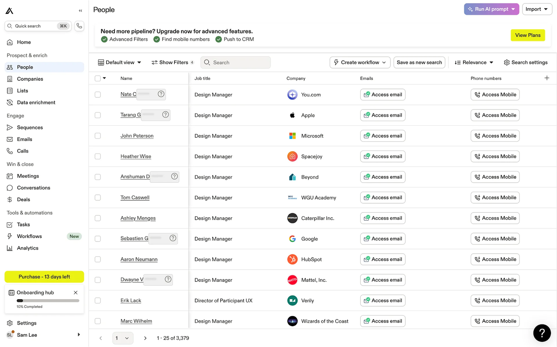 table design ui 