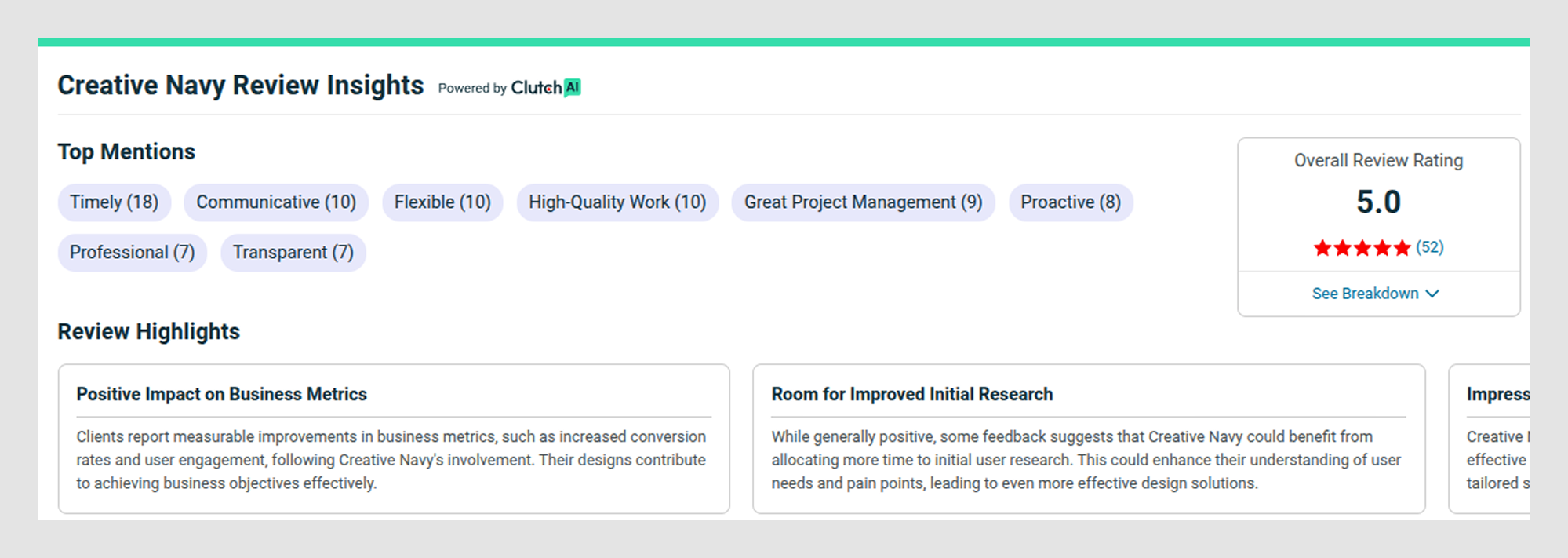Review insights