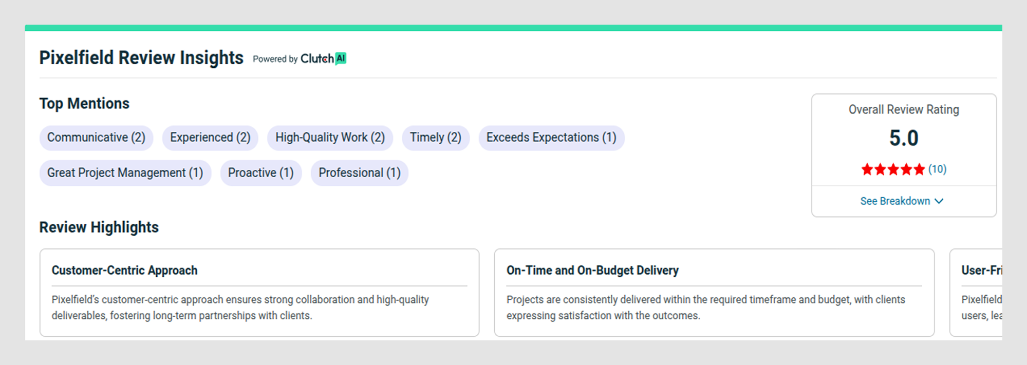 Review insights