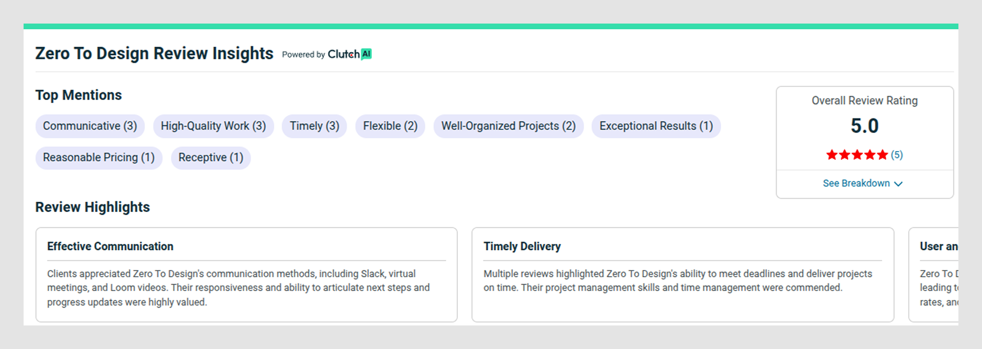 Review insights