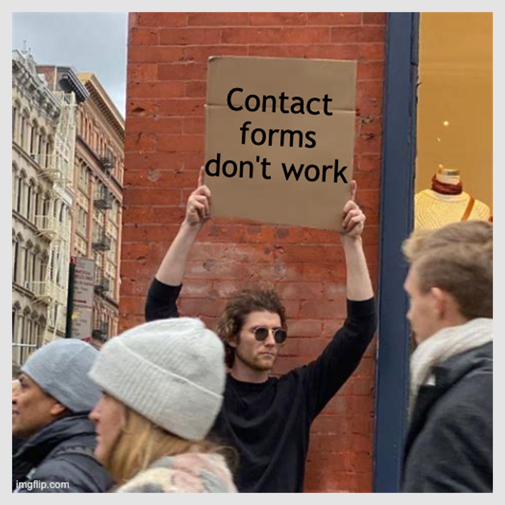 contact forms meme