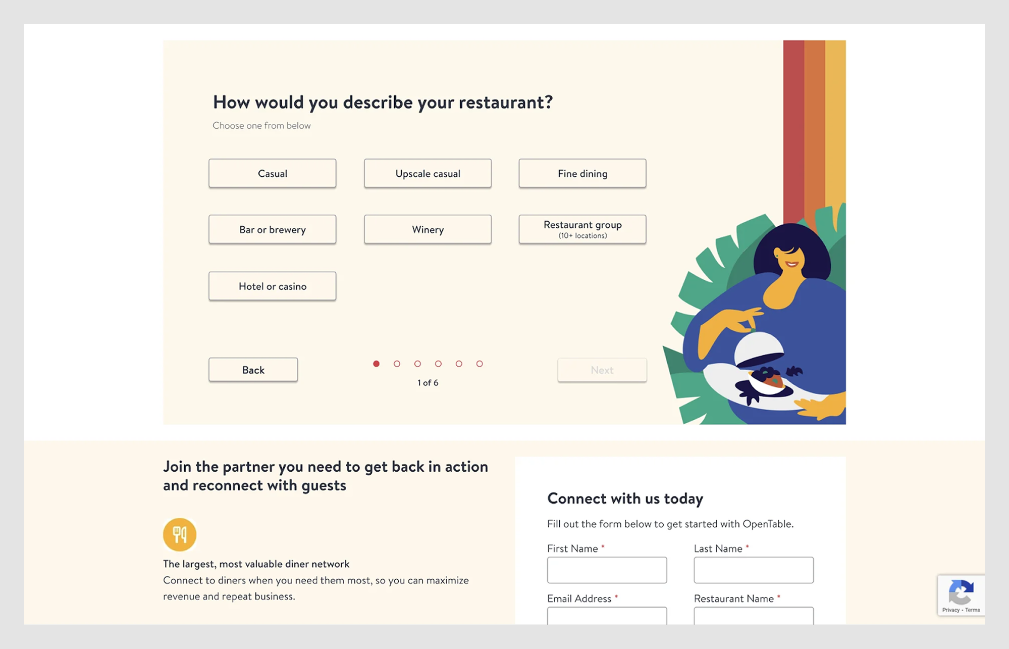 Contact form example