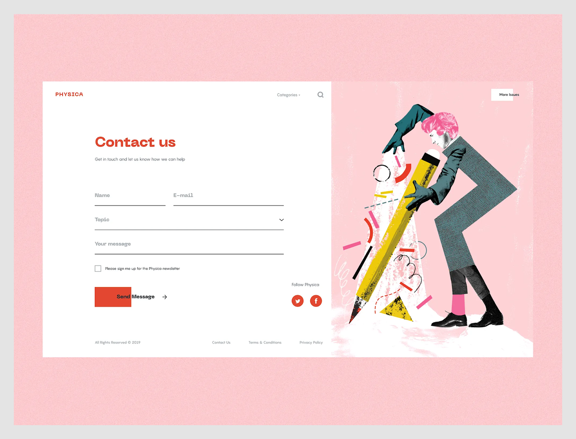 Contact form example