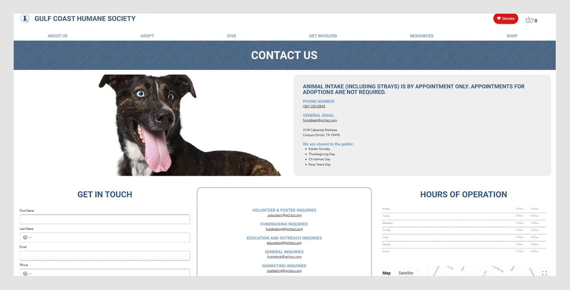 Contact form example
