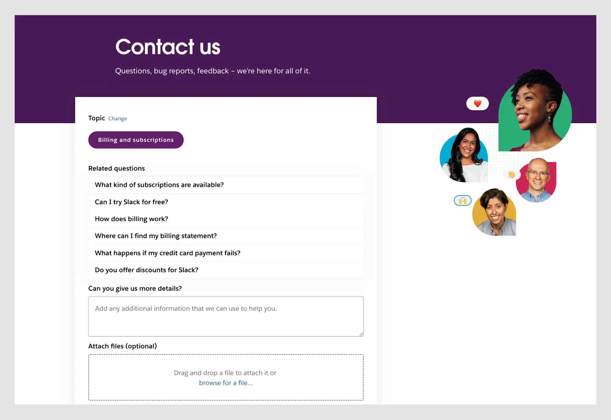 Contact form example
