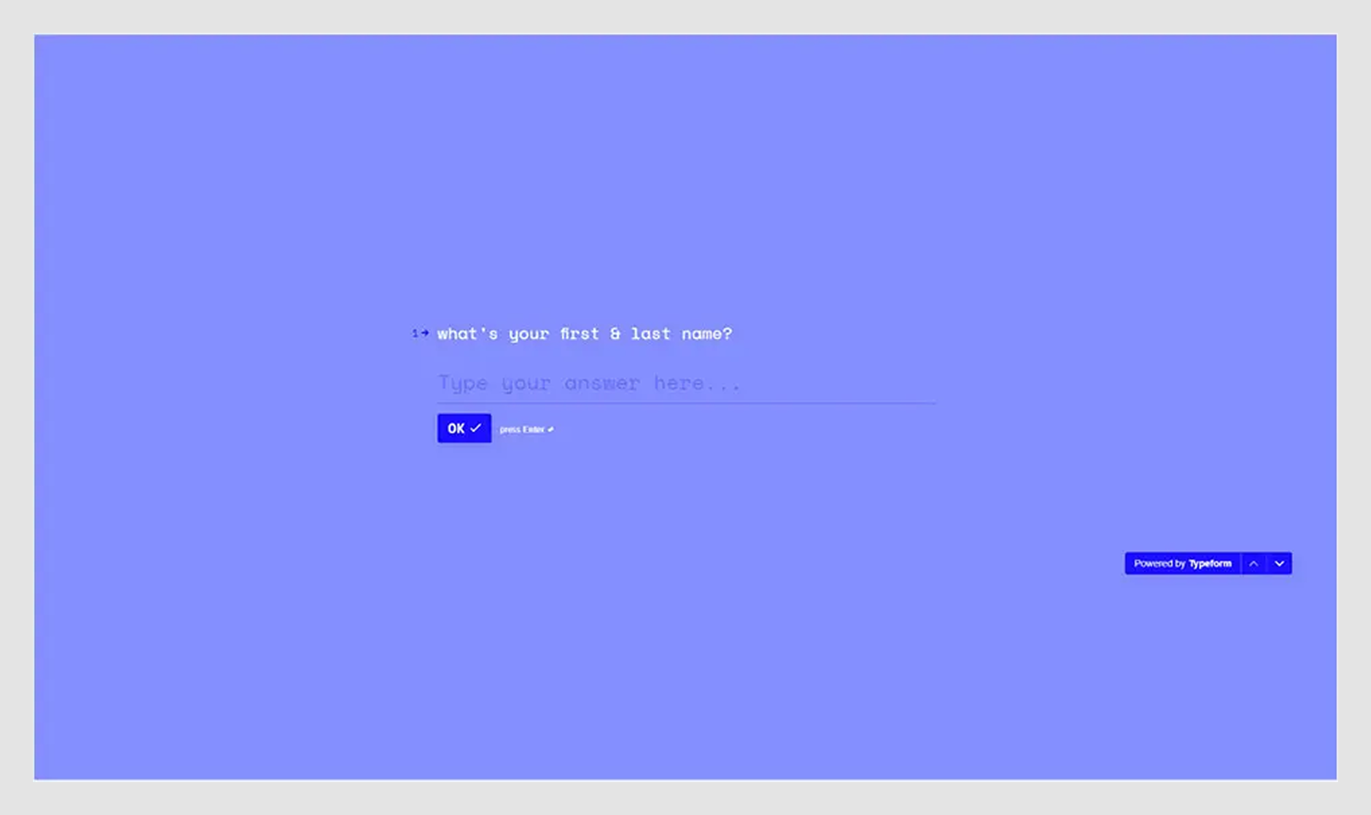 Contact form example