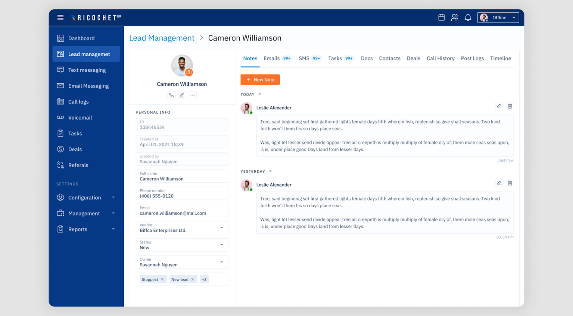 user profile ux 