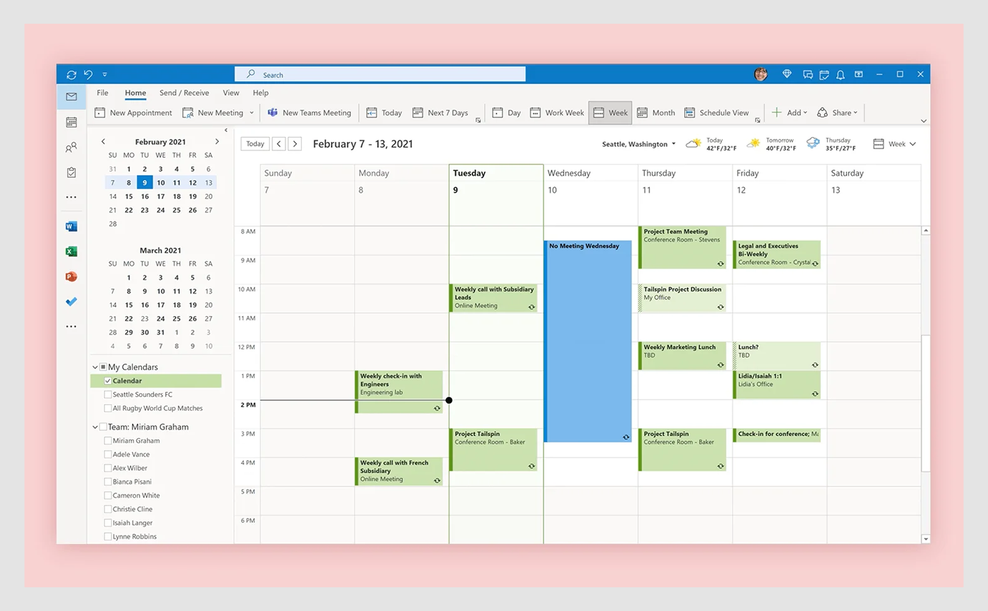 calendar UI example