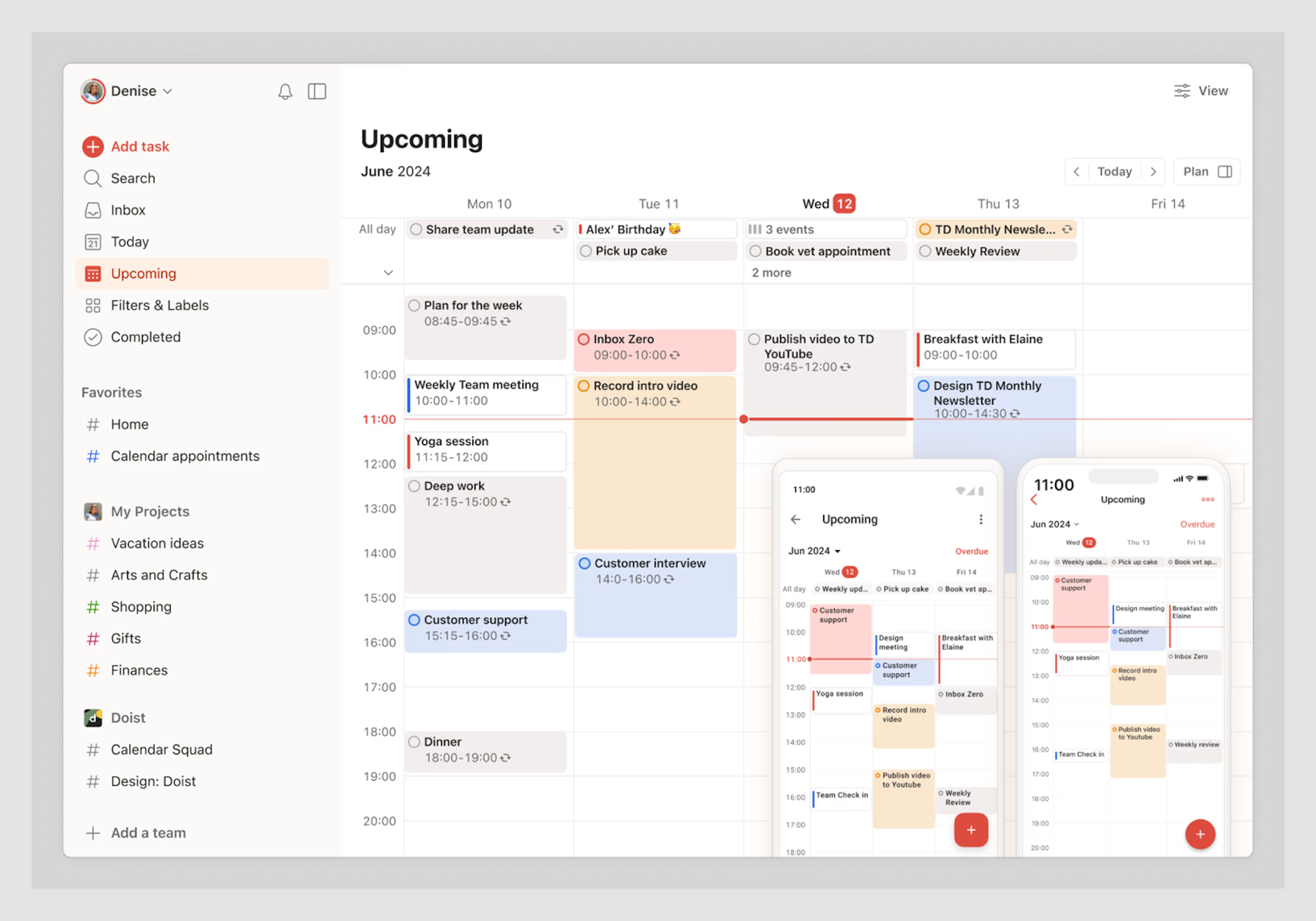 calendar UI example