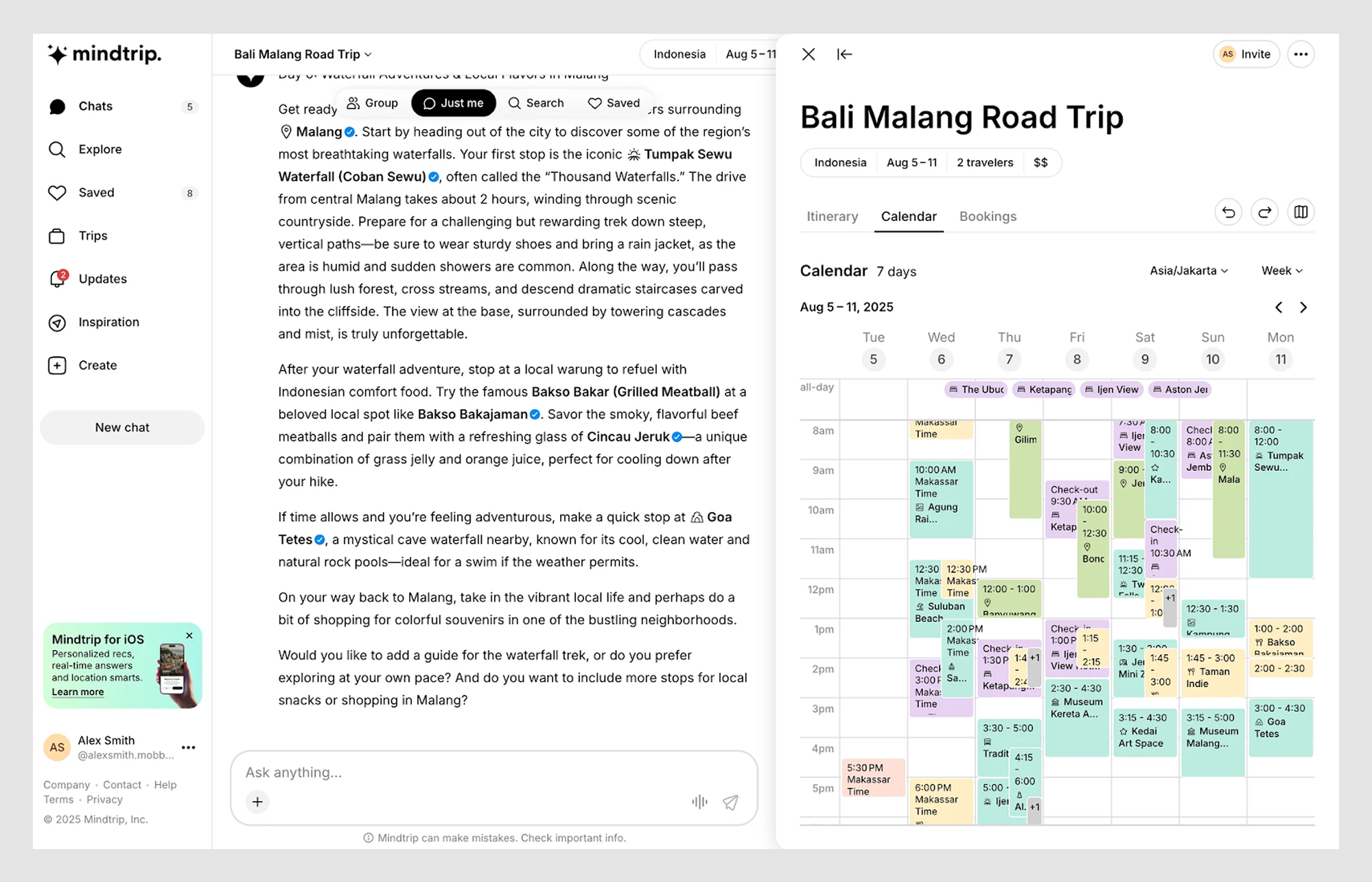 calendar UI example