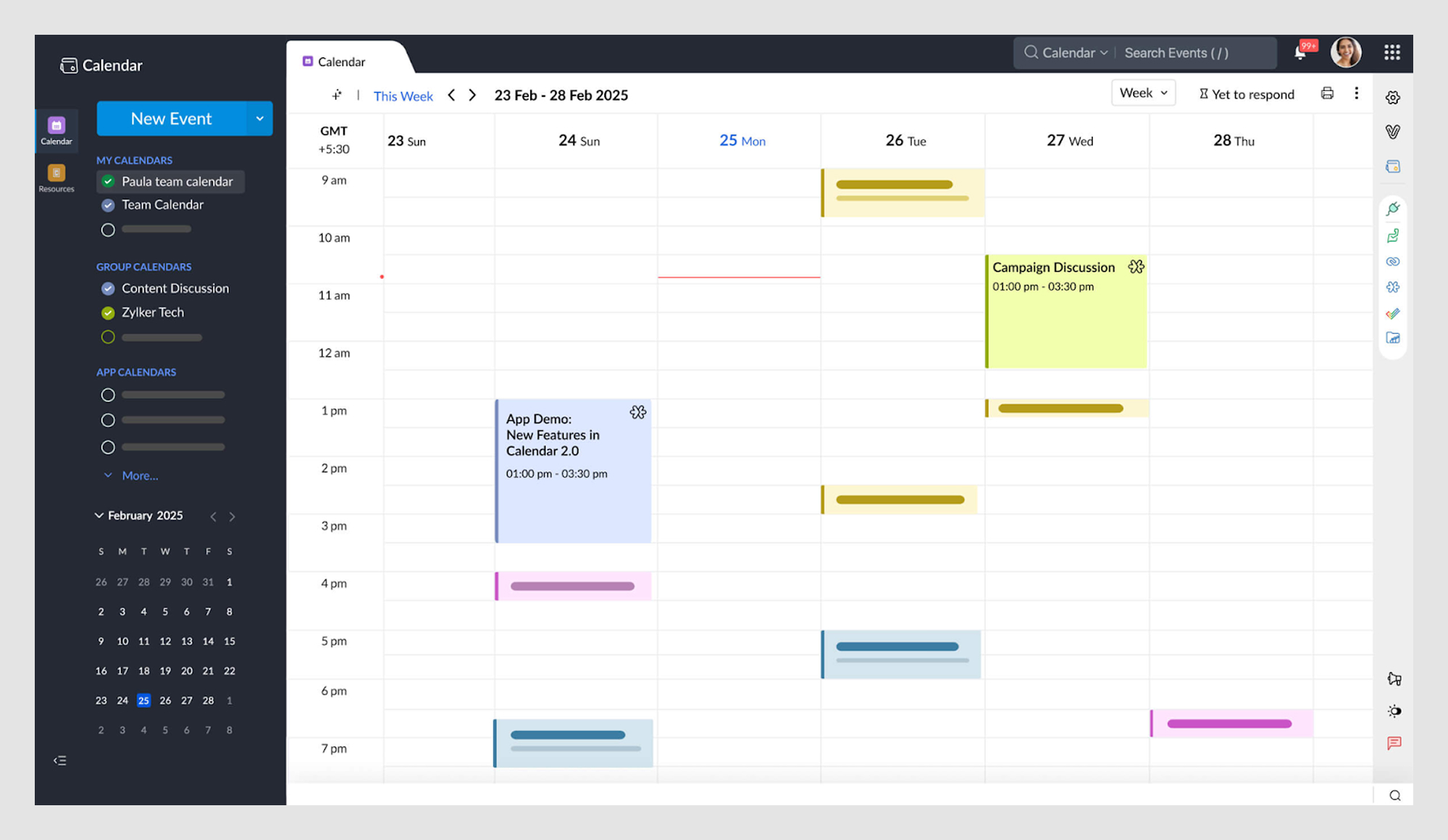 calendar UI example