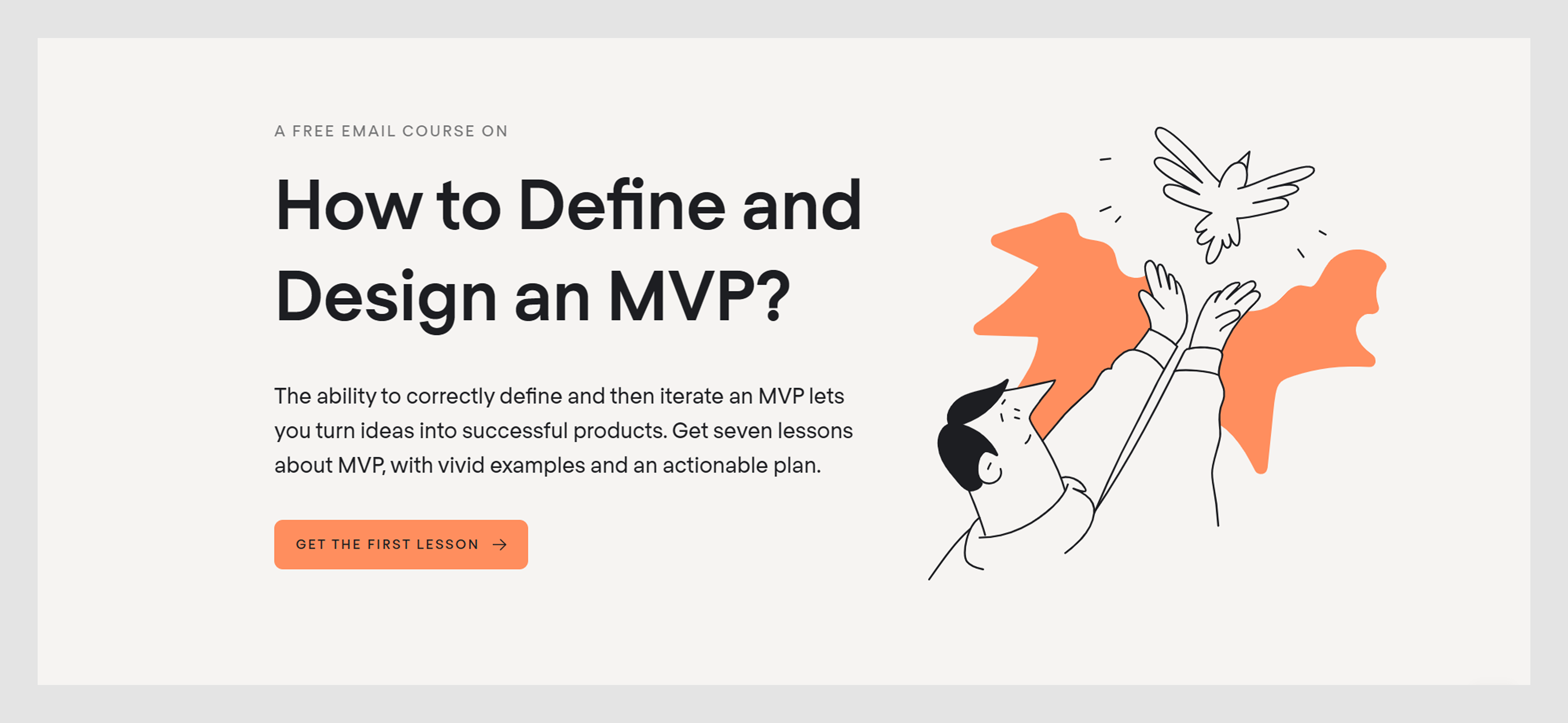 eleken free email course on how to define and design an mvp