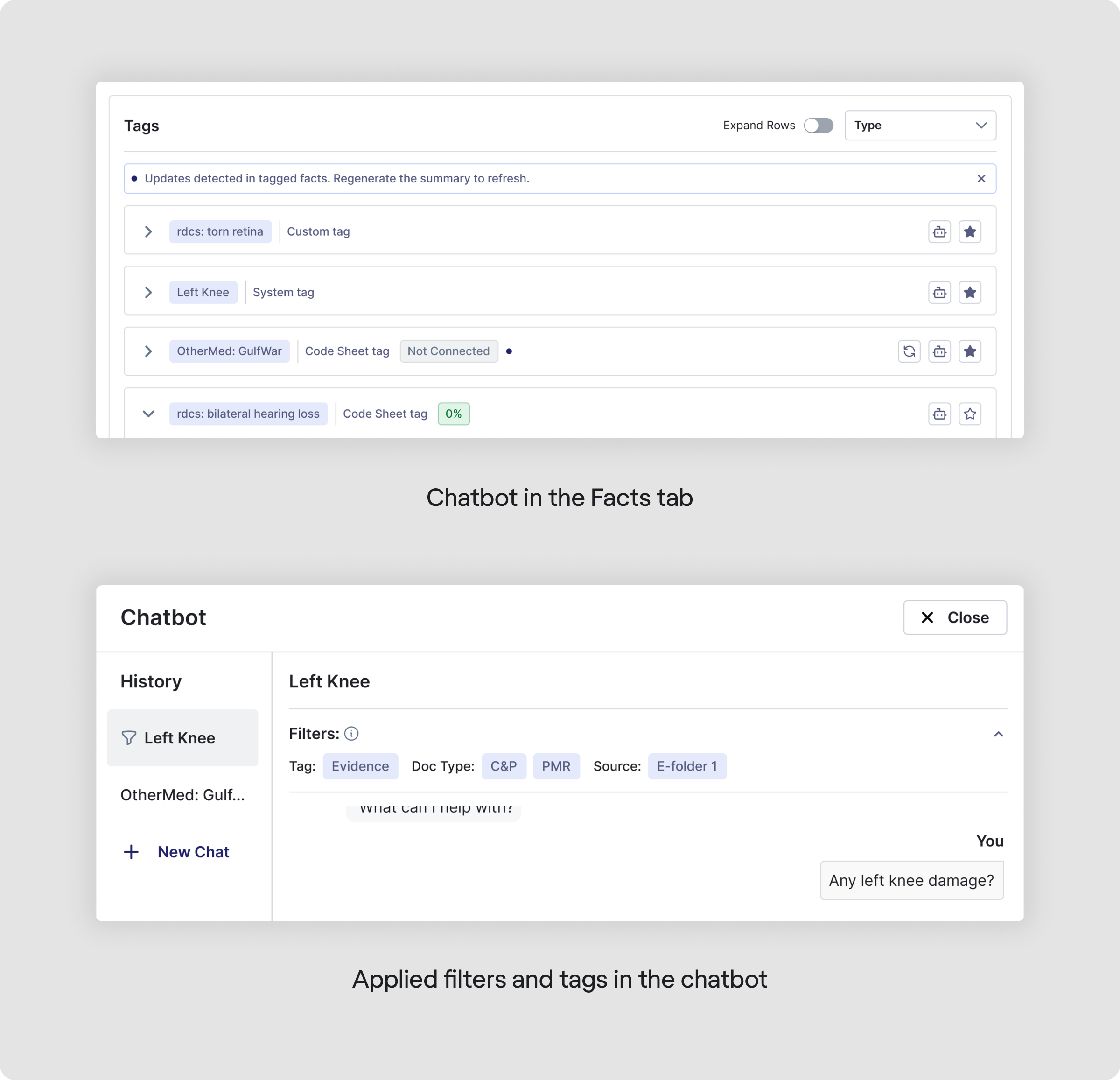Case Summary tab in CaseScribe