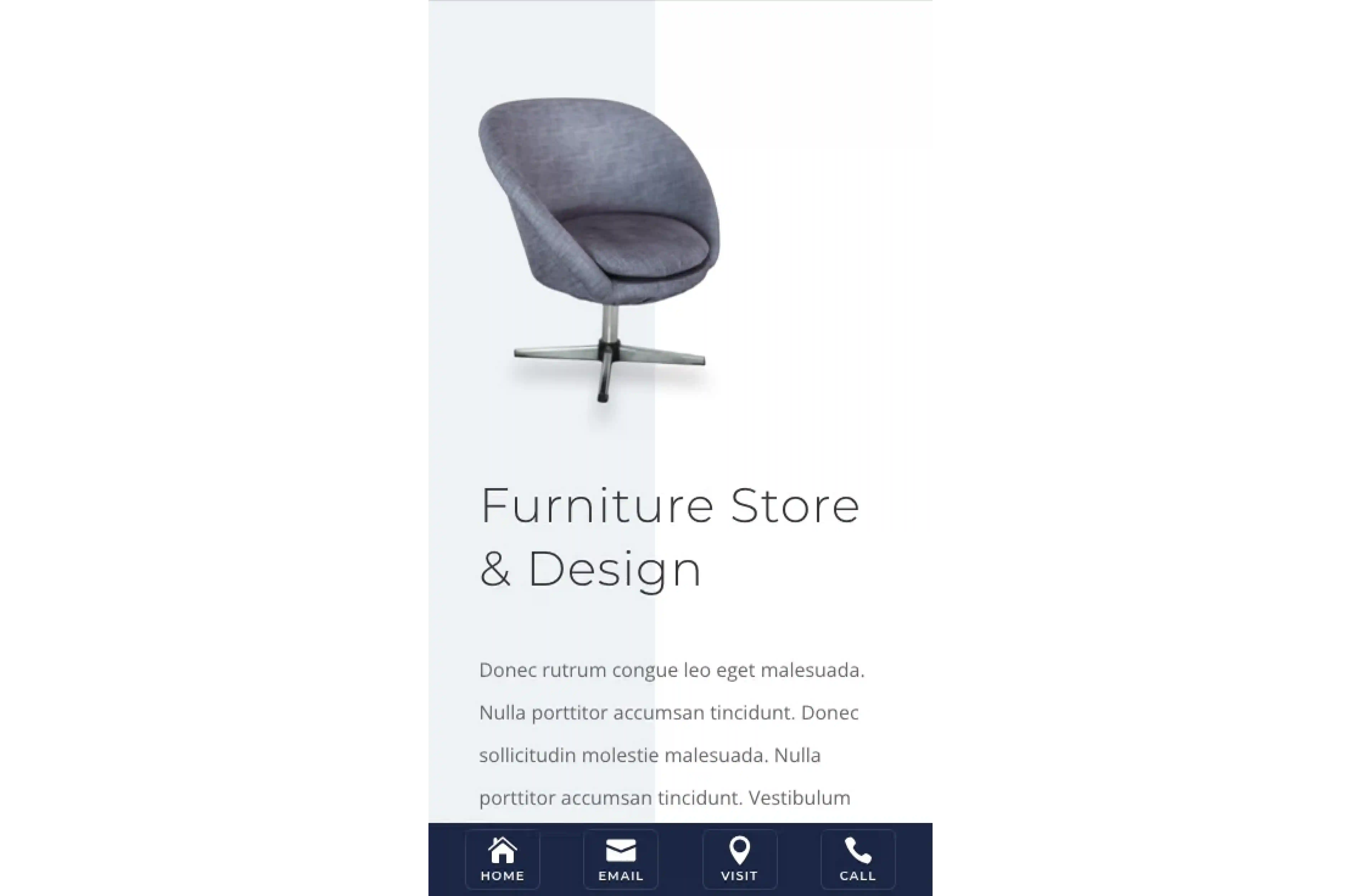 Sticky mini-footer on mobile