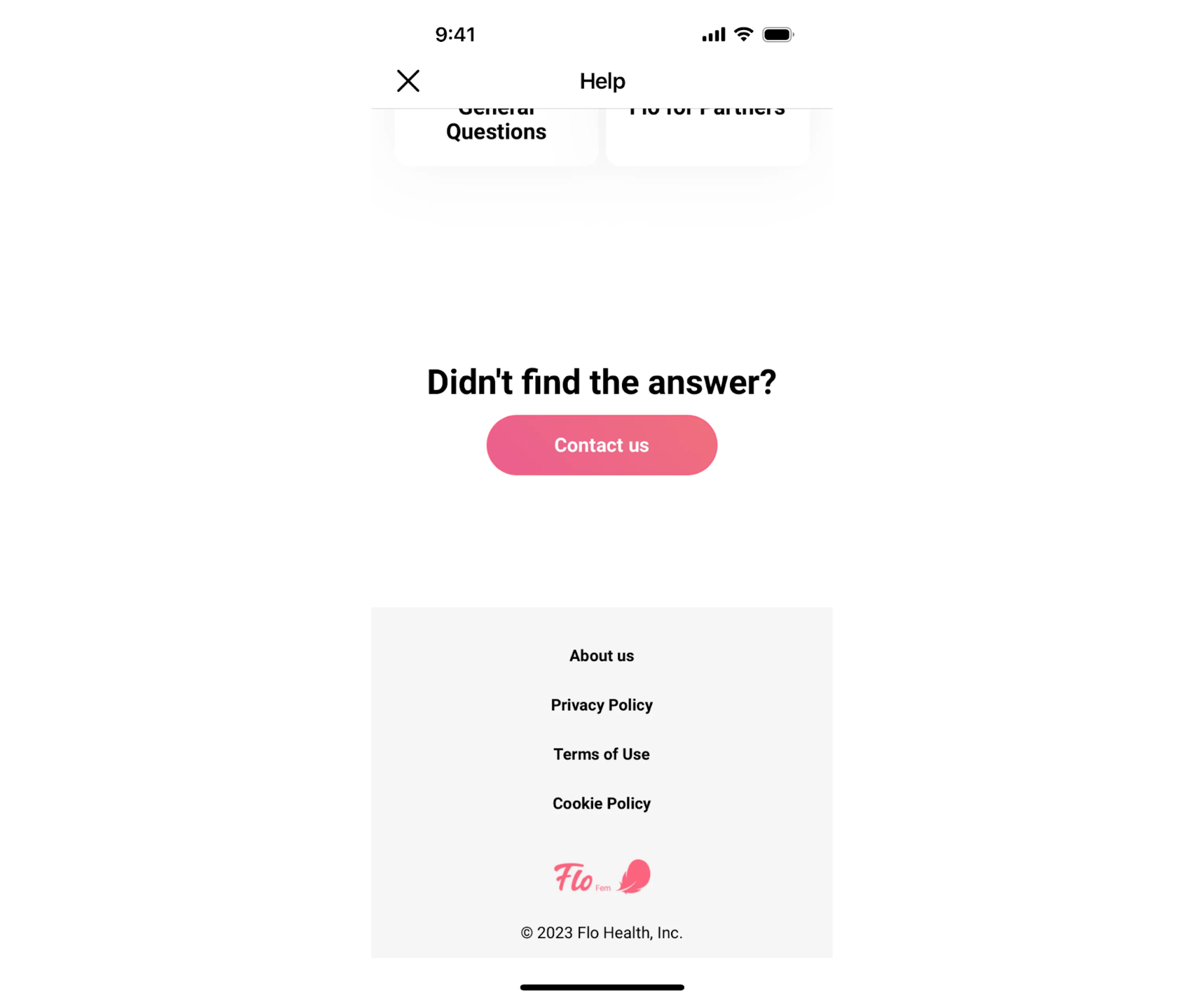 footer ux on mobile