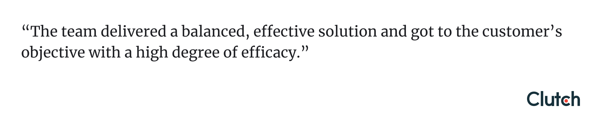 Clutch rating and reviews