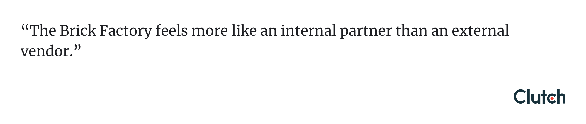 Clutch rating and reviews