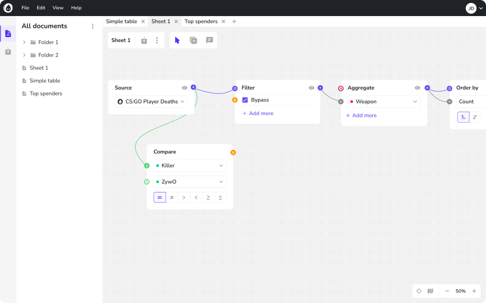 Main screen versions Zaplify