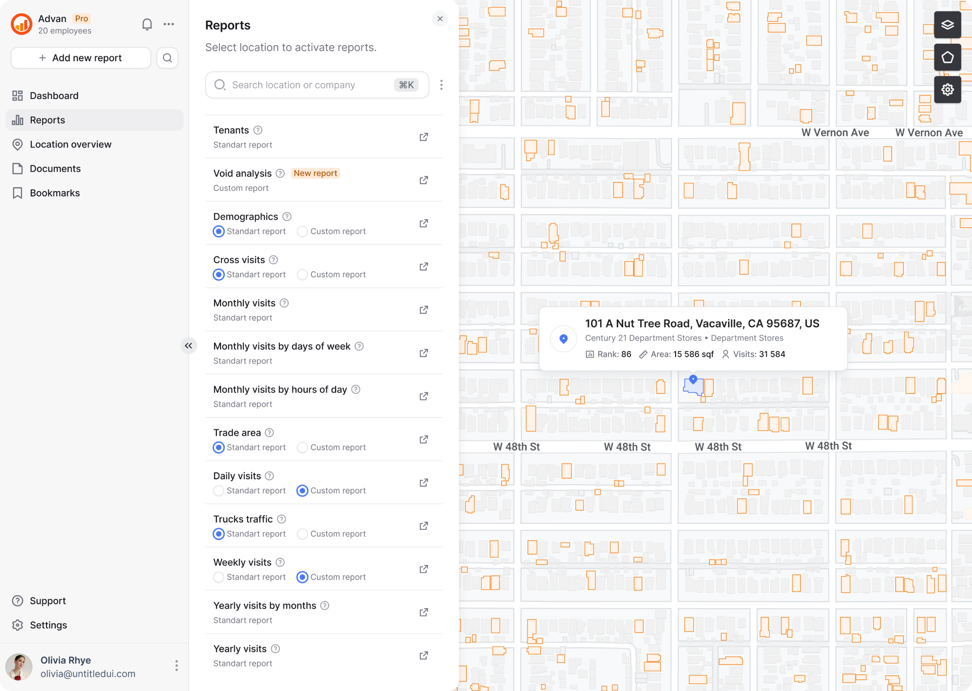 Navigation after redesign