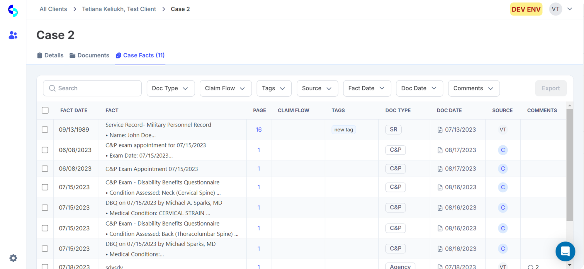 Before making Facts usable in CaseScribe
