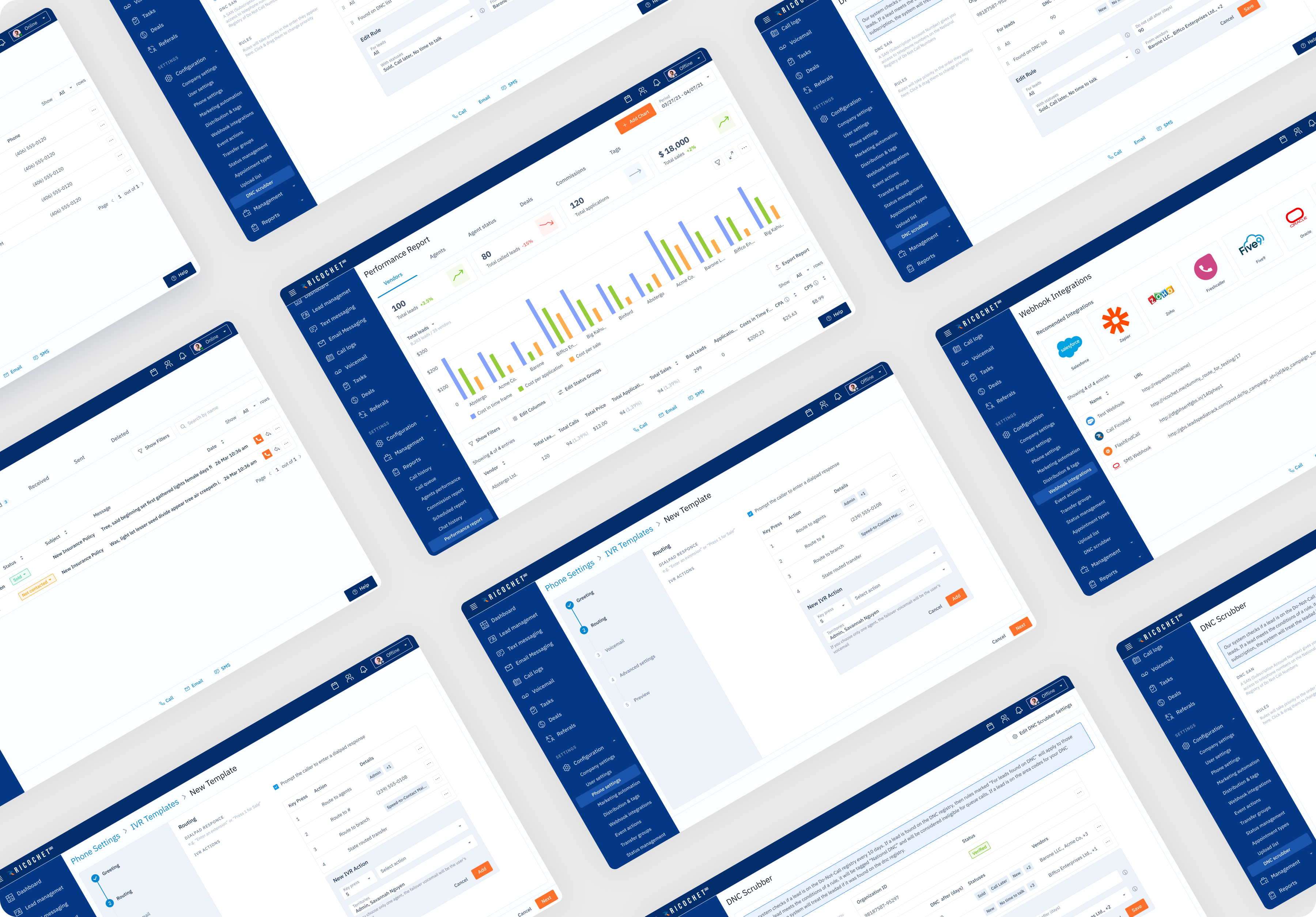 Ricochet interface design