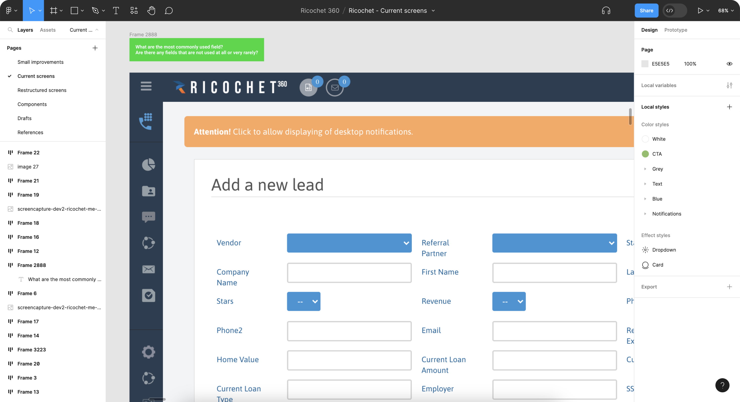 Detecting frictions as a part of product analysis