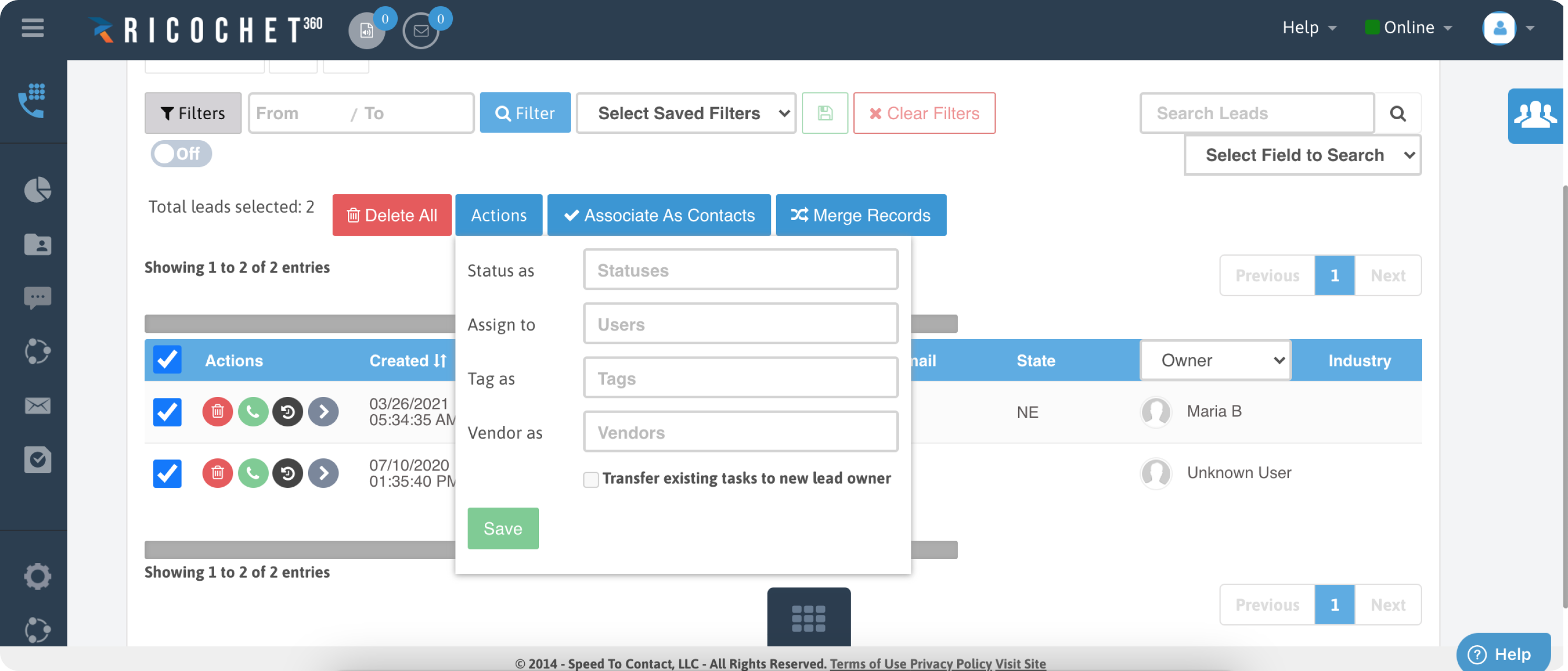 Ricochet intial design