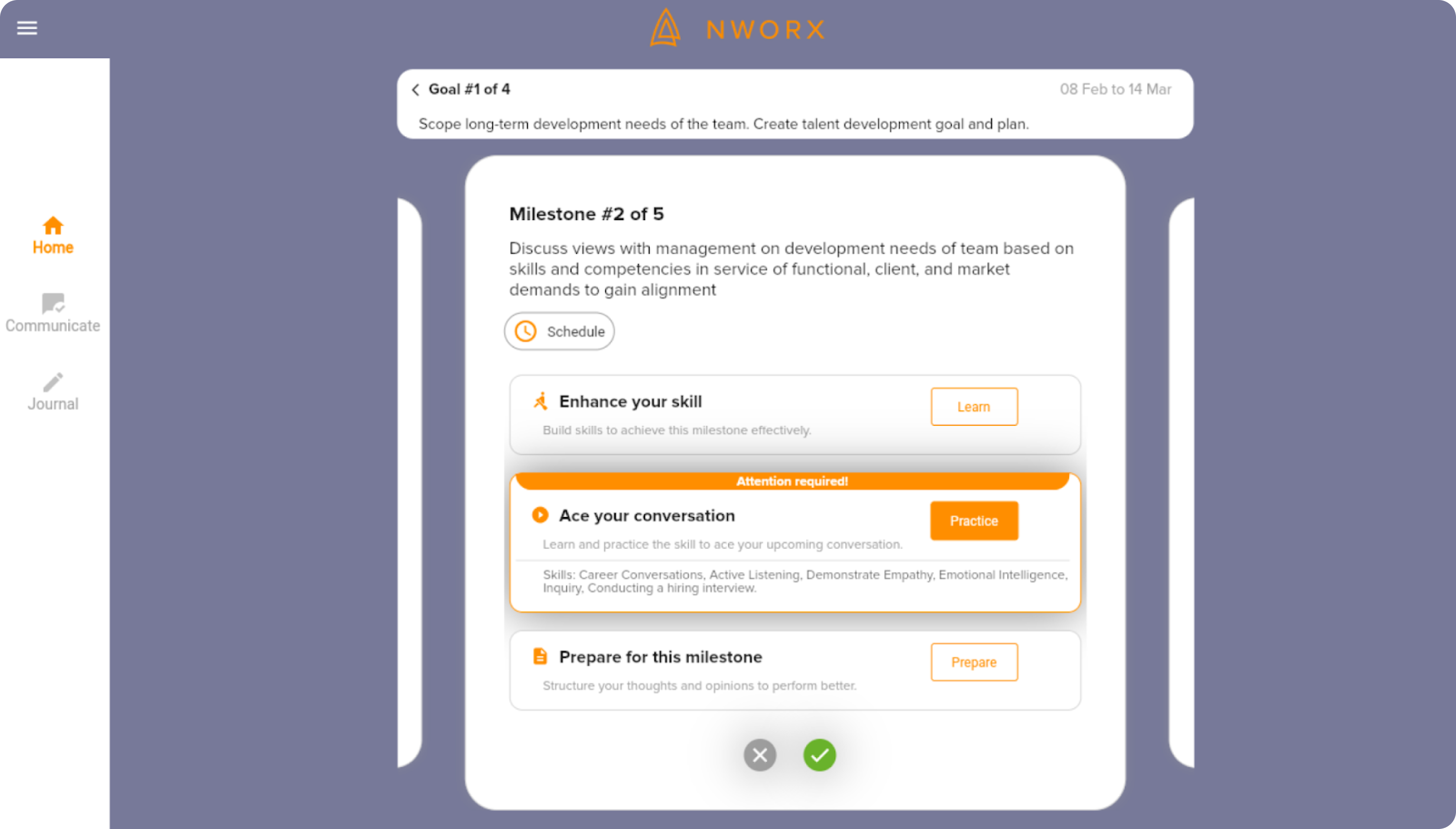 Nworx platform before