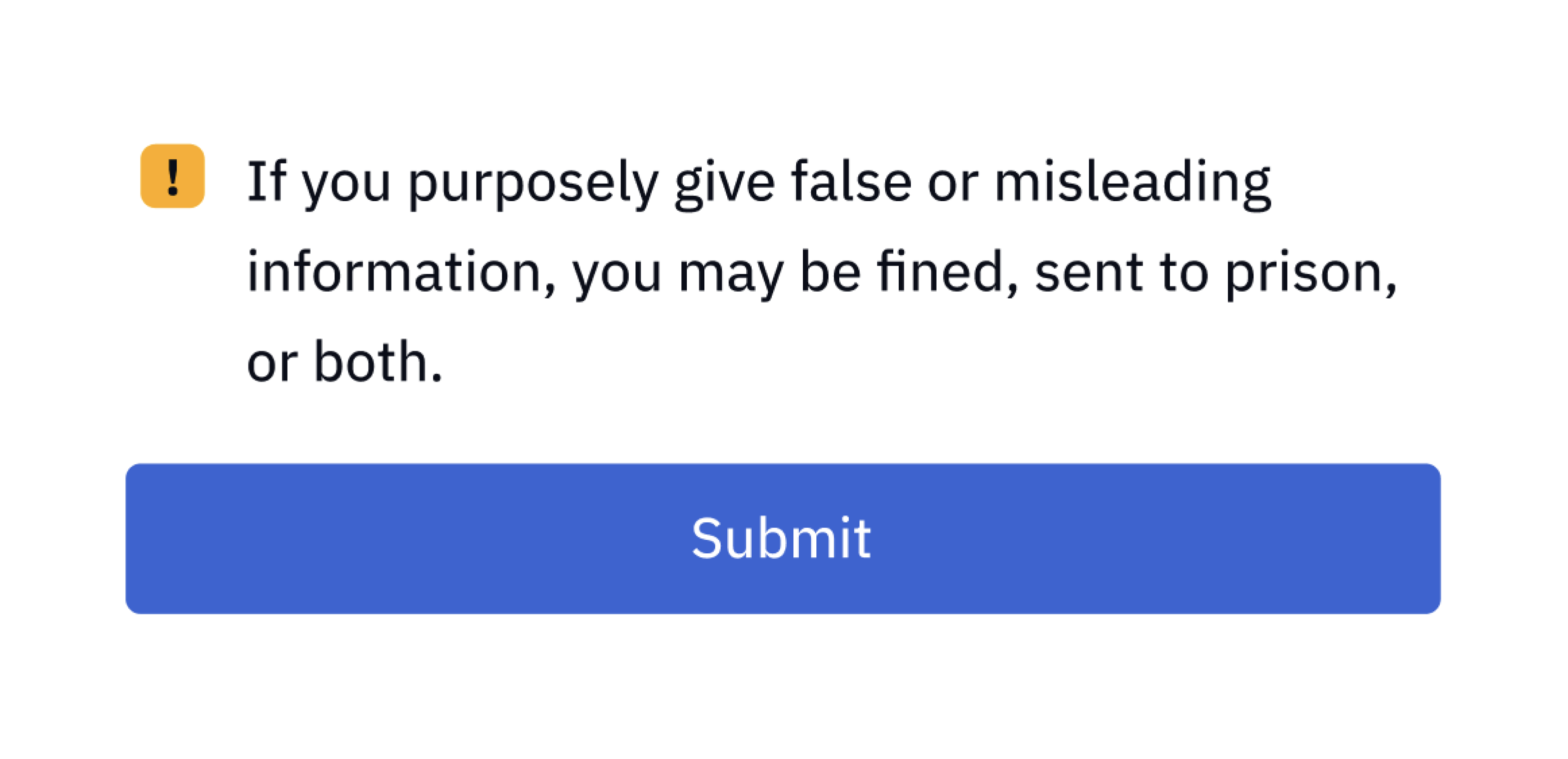 Using yellow for warning signs